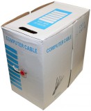 Brand Tömör 4 x 2 x 0,5 FTP CAT.5 Solid Cable 305m Tömör, árnyékolt, fali, strukturált kábel, 24AWG cca erek, szürke köpeny, 305m.