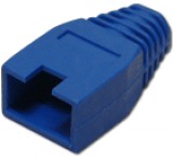 Brand Törésgátló 8P8C UTP és FTP dugaszhoz, takaró füles, kék.