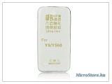 Brand Utángyártott Huawei Y5 (Y560) Ultra Slim 0.3 mm szilikon hátlap tok, átlátszó