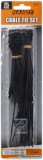 Brand Vezetékkötegelő szett 05430BK Vezetékkötegelő szett, 3 féle méret, 75 db, fekete.