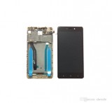 Brand Xiaomi Redmi 7A kompatibilis LCD modul kerettel, OEM jellegű, fekete, Grade S+  Xiaomi 50823