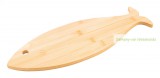 Branzino hal bambusz vágódeszka, 40×14×1 cm