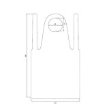 Bratt festőkötény nylon 100 db 5588