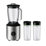 Braun 0X22311056 JB3272SI 800 W, 1.5 l Fekete-Inox-Átlátszó turmixgép