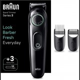 Braun BeardTrimmer 3 BT3411 Elem 40 2 cm Fekete, Zöld (4210201447757)