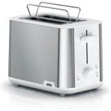 Braun HT 1510 8 2-szeletes 900 W Rozsdamentes acél, Fehér kenyérpirító