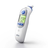 Braun infravörös lázmérő, ThermoScan 7+ fülhőmérő, éjszakai üzemmóddal