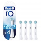 Braun Oral-B iO fogkefefej Ultimate Clean 4db fehér (4210201342748 / 10PO010352) (4210201342748) - Elektromos fogkefe fejek és kiegészítők
