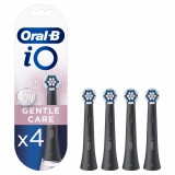 Braun Oral-B iO Gentle Care 4db Fekete Elektromos fogkefe pótfej