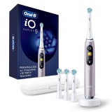 Braun Oral-B iO Series 9N, Felnőtt, Forgó-oszcilláló, Intelligens, 7 Üzemmód, Rózsakvarc elektromos fogkefe