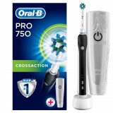 Braun Oral-B PRO 750 Cross Action elektromos fogkefe + úti tok (BRA-OBPRO750CA) - Elektromos fogkefe