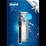 Braun Oral-B PRO 750 Cross Action fejjel fekete elektromos fogkefe +  excluzív útitok (10PO010286) (10PO010286) - Elektromos fogkefe