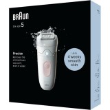 Braun Silk-épil 5 5-000 28 csipeszek Rózsaszín, Fehér