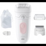 Braun Silk-épil 5 5-030 28 csipeszek Rózsaszín, Fehér (SE5-030)