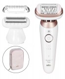 Braun Silk-épil 9 Flex 9-030 3D 40 csipeszek Rózsaszín, Fehér