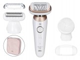 Braun Silk-épil 9 Flex 9-360 3D 40 csipeszek Rózsa, Fehér