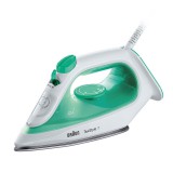 Braun TexStyle 1 SI 1040 GR Gőzölős vasaló Kerámia talp 2000 W Zöld, Fehér (0127407002)