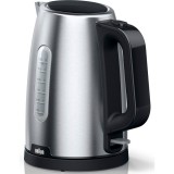 Braun WK 1500 1,7 L 2200 W Fekete, Rozsdamentes acél elektromos vízforraló