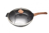 Bravo indukciós wok serpenyő fedővel, 24cm (B-4931)