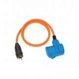 Brennenstuhl 1132910525 230V Kemping CEE derékszögű adapterkábel 1.5m - Narancssárga (1132910525)