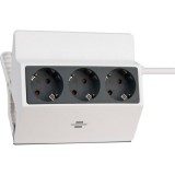 Brennenstuhl 1150070 elektromos elosztó 3 M 3 AC kimenet(ek) Beltéri Antracit, Fehér