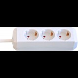 Brennenstuhl 1158610030 Elosztó kapcsoló nélkül 3 részes Fehér Védőérintkezős 1 db (1158610030)