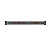 Brennenstuhl Steckdosenleiste Premium-ALU-Line elosztó 12 aljzatos 3m - Fekete (1391030200)