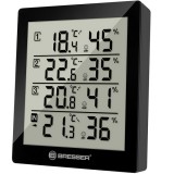 Bresser Temeo Hygro Quadro időjárás állomás, fekete - 73257