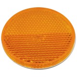 Bright Ride Prizma, sárga kerek öntapadós 60mm