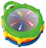 BRIGHT STARTS Zenélő és világító dob játék Light & Giggle Drum 6-36 hó