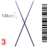 Brimo - 3 - Két mennyezeti rudat 138cm (X)