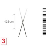 Brimo - 3 - Két mennyezeti rudat 138cm (X)