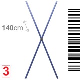 Brimo - 3 - Két mennyezeti rudat 140cm (X)