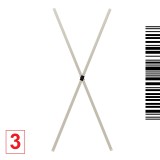 Brimo - 3 - Két mennyezeti rudat 140cm (X)