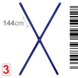 Brimo - 3 - Két mennyezeti rudat 144cm (X)