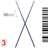 Brimo - 3 - Két mennyezeti rudat 96cm (X)