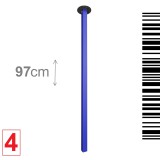 Brimo - 4 - Sisak + Tetőfeszítő rúd 97cm