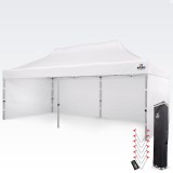 Brimo Alumínium mobil sátor pavilon 4x8 m motorsporthoz és depóhoz - Fehér