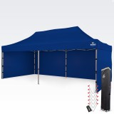 Brimo Alumínium mobil sátor pavilon 4x8 m motorsporthoz és depóhoz - Kék