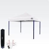 Brimo Összecsukható party sátor 3×3 m – Gyors felállítás és 100% védelem bulikhoz és ünnepségekhez - Fehér