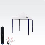 Brimo Összecsukható sátor 2x2m: Acél 45mm, 100% Vízálló - Fehér