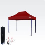 Brimo Piaci sátor eladó 2x3m | Gyorsan felállítható sátor - Piros