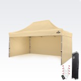 Brimo Professzionális reklám sátor 3x4,5m | Masszív ALU profil 1,8mm - Bézs