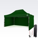 Brimo Professzionális reklám sátor 3x4,5m | Masszív ALU profil 1,8mm - Zöld