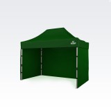 Brimo Profi piaci sátor 2x3m ALU EXCLUSIVE (3 oldalfal) - Zöld