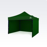 Brimo Sörsátor 3x3 m Acélváz 3 fallal: Munkasátor kézműveseknek - Zöld