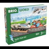 BRIO 36011 vonat játékkészlet, turbóvonattal (7312350360110)
