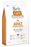 Brit Care 3kg Adult Medium Breed Lamb Rice 09935 Száraztáp Kutya