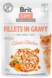 Brit Care Cat Fillets in Gravy Choice Chicken 24x85 g