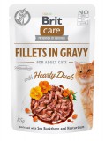 Brit Care Cat Fillets in Gravy - Duck 24 x 85 g